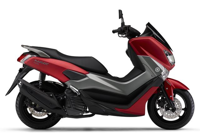画像: YAMAHA NMAX150(マットディープレッドメタリック3) ■税込価格:37万8000円