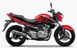 画像: SUZUKI GSR250(キャンディカーディナルレッド/パールネブラーブラック)