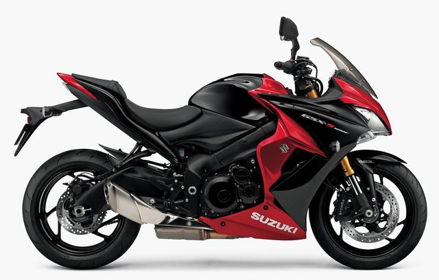 画像: SUZUKI GSX-S1000F ABS(グラススパークルブラック/キャンディダーリングレッド)