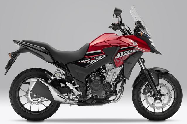 画像: HONDA 400X(キャンディープロミネンスレッド)
