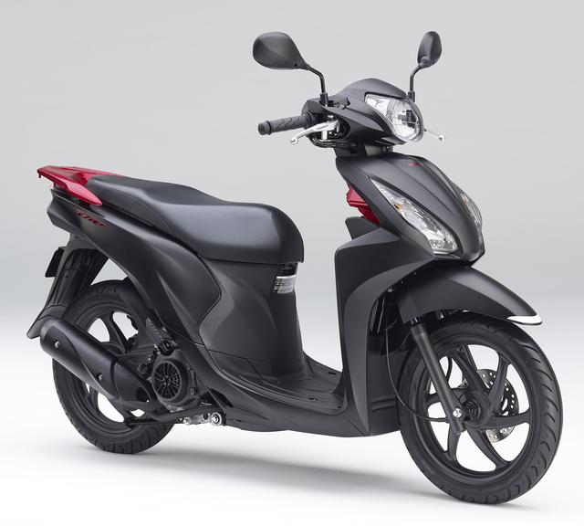 画像: HONDA Dio110(マットギャラクシーブラックメタリック)※新色