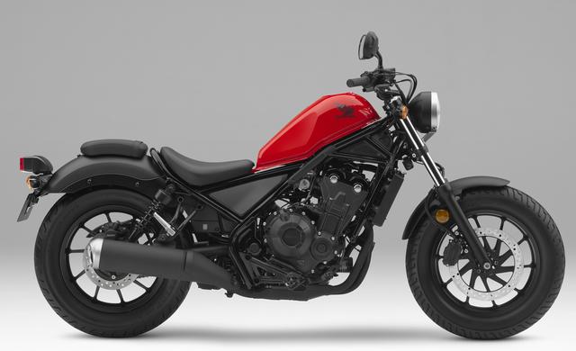 画像: HONDA レブル500(ヴィクトリーレッド)