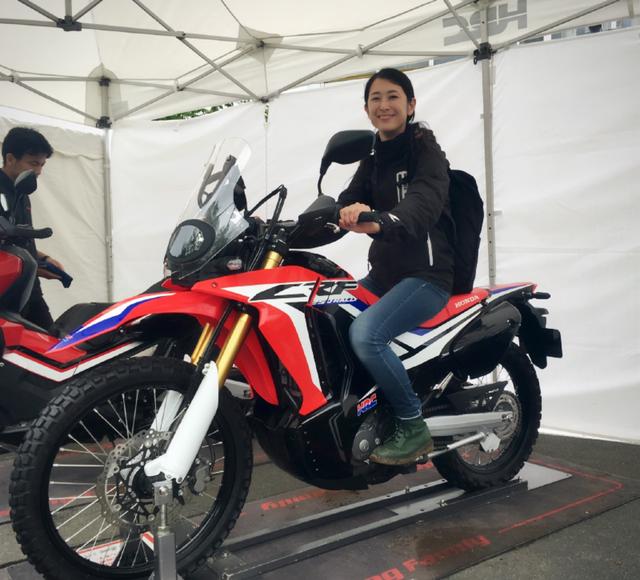 画像: HONDA CRF250ラリーや、X-ADVなどが展示されていました。