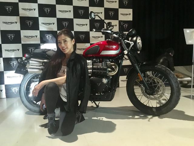 画像: TRIUMPH Street Scramblerがやって来た(福山理子)