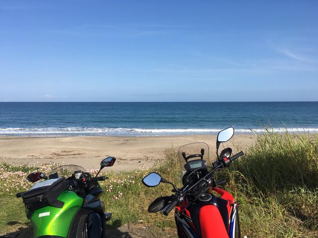 画像: 太田さんのninja1000とラリー