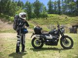 画像: 全国の礼子ファンの方々すいません。でも、あたしの家宝の写真となりました。 同じscrambler乗りで盛り上がれて嬉しかったあ¨̮