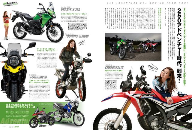 画像: アドベンチャーモデルだけにフューチャーしたMOOK
ADVenture's2017 がモーターマガジン社より発売