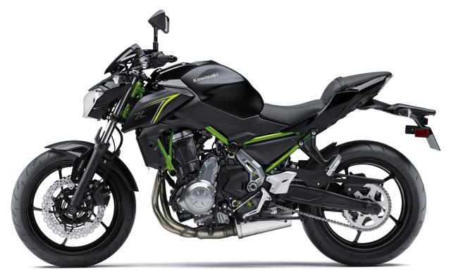 画像3: KAWASAKI Z650 (メタリックスパークブラック×メタリックフラットスパークブラック) ■価格:78万6240円 ■発売予定日: 2017年8月1日 ※画像は実際のモデルと仕様が異なる場合があります。