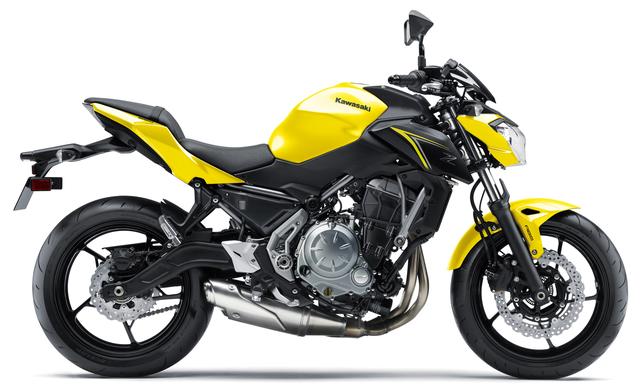 画像2: KAWASAKI Z650 (パールシャイニングイエロー×メタリックフラットスパークブラック) ■価格:78万6240円 ■発売予定日: 2017年8月1日 ※画像は実際のモデルと仕様が異なる場合があります。