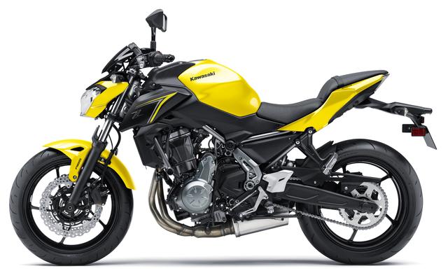 画像3: KAWASAKI Z650 (パールシャイニングイエロー×メタリックフラットスパークブラック) ■価格:78万6240円 ■発売予定日: 2017年8月1日 ※画像は実際のモデルと仕様が異なる場合があります。