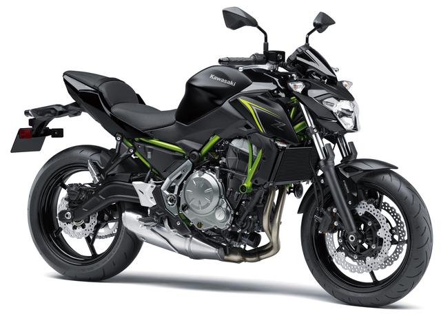 画像1: KAWASAKI Z650 (メタリックスパークブラック×メタリックフラットスパークブラック) ■価格:78万6240円 ■発売予定日: 2017年8月1日 ※画像は実際のモデルと仕様が異なる場合があります。