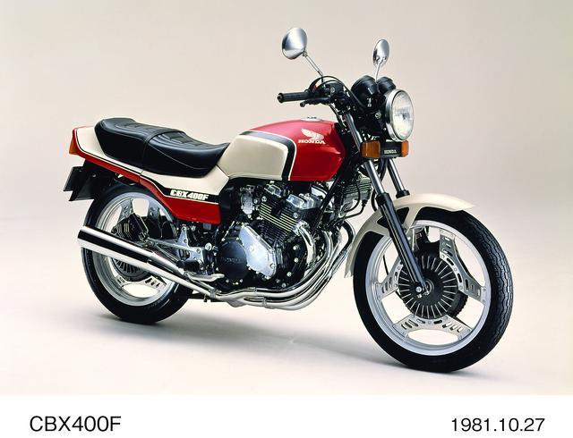 画像: ●エンジン型式:空冷4 ストDOHC4 バルブ並列4 気筒●総排気量:399cc ●最高出力:48PS/11000rpm ●最大トルク:3.4kg-m/9000rpm ●乾燥重量:173kg ●燃料タンク容量:17L ●前・後ブレーキ:ディスク・ディスク●前・後タイヤサイズ:3.60-18・4.10-18 ●発売年月:1981 年11 月●発売当時の価格:47 万円/48 万5000 円 (ツートーン)