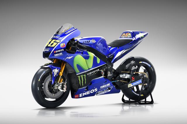 画像: YAMAHA YZR-M1(2017年型 V・ロッシ車)