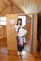 画像: 走行したトミンモーターランドの女性用更衣室。