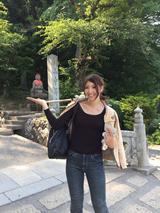 画像: 「中尊寺」入口…手乗り地蔵(笑)