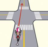 画像: ④交差点ではブレーキランプを点灯させよう!