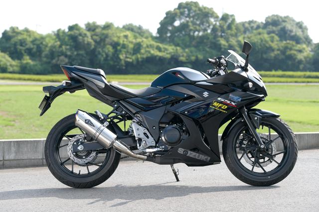 画像: GSX250R(17〜)用 ワイバンリアルスペック Slip-On Type 税別価格:【チタン】6万4000円/【チタンドラッグブルー】6万9000円
