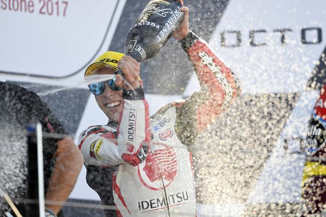 画像5: 中上がイギリスGPで劇的な優勝 ※IDEMITSU Honda Team Asia プレスリリース