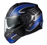 画像: Kabuto KAZAMI XCEVA(カザミ・エクセヴァ)フラットブラックブルー ■価格:34,000円(+消費税)