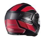 画像3: Kabuto KAZAMI XCEVA(カザミ・エクセヴァ)フラットブラックレッド ■価格:34,000円(+消費税)