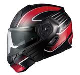 画像4: Kabuto KAZAMI XCEVA(カザミ・エクセヴァ)フラットブラックレッド ■価格:34,000円(+消費税)