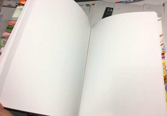 画像: ま、あくまで見本のパッケージなんで、中身は真っ白なんですけどね。 これは「束見本(つかみほん)」と呼ばれるもので、実際の色味、大きさ、厚み、重さなんかを確認するものです。ま、表紙はプロトタイプなので、実際に発売されるものは、さらなる改良を加えたものです。