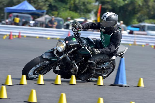 画像: C2級1位 松下 良選手&MT-07 1分42秒925