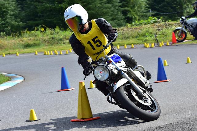 画像: NO級16位・桑島選手&NSR250R 2分05秒195