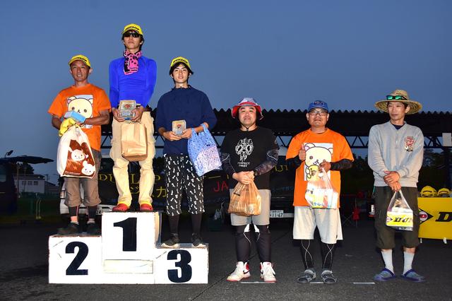 画像: NO級 1位・吉田拓磨 2位・末富嘉博 3位・大高真宏 4位・山田哲也 5位・馬場博和 6位・渡部 徹