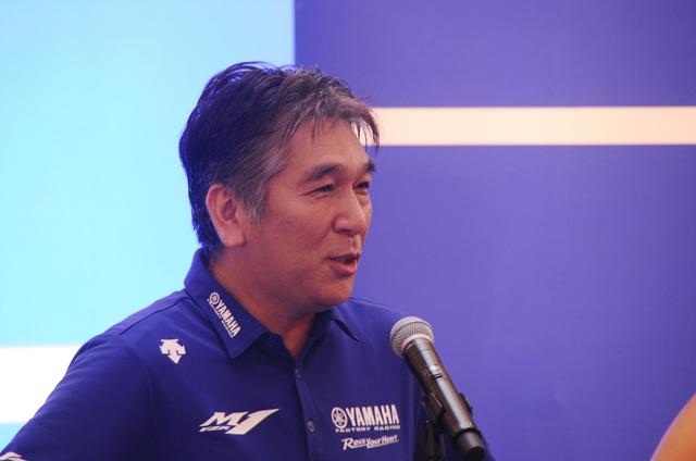 画像: ヤマハモータースポーツ部部長、辻幸一さん。ロッシも、この人には逆らえません(笑)