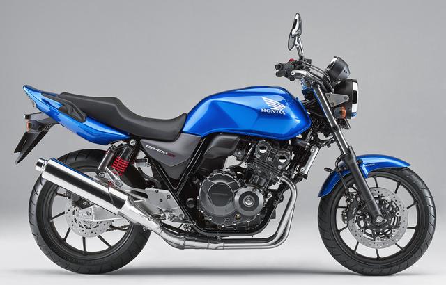 画像: CB400 SUPER FOUR(グリントウェーブブルーメタリック) ■税込価格:81万5400円(※ABSは86万6160円)