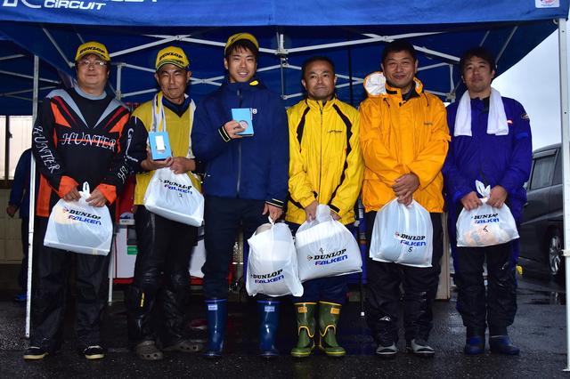画像: A級 1位・角谷岳司 2位・辻家治彦 3位・大瀧豊明 4位・吉野 昇 5位・作田隆義 6位・冨永崇史