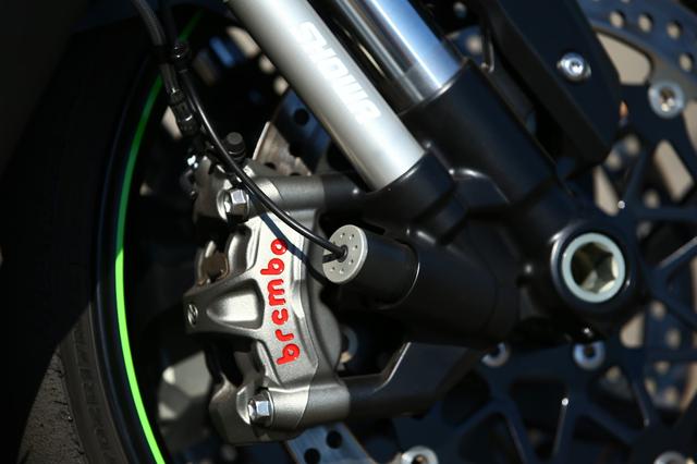 画像2: 最先端テクノロジーの電子制御サスペンション その名も「KECS(Kawasaki Electronic Control Suspension)」