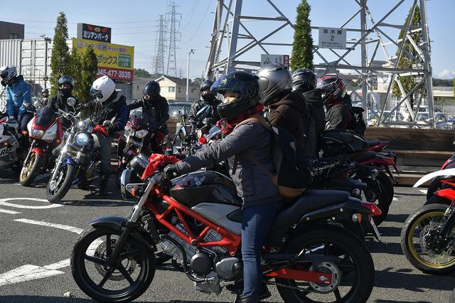 画像: 女性ライダーさんも参加してました。