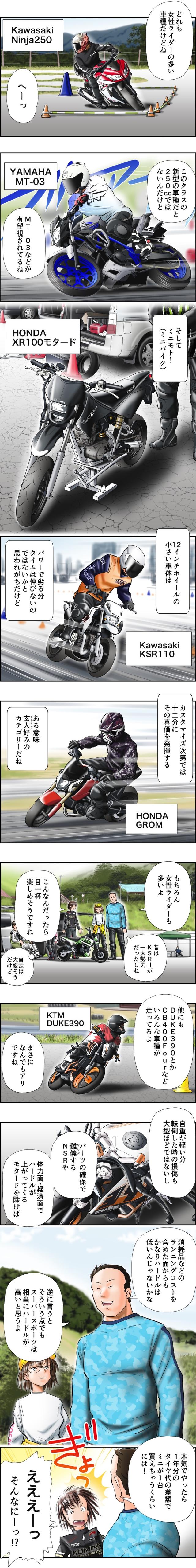 画像3: MOTOジム!(第5話:SSはハードル高いから!)
作・ばどみゅーみん