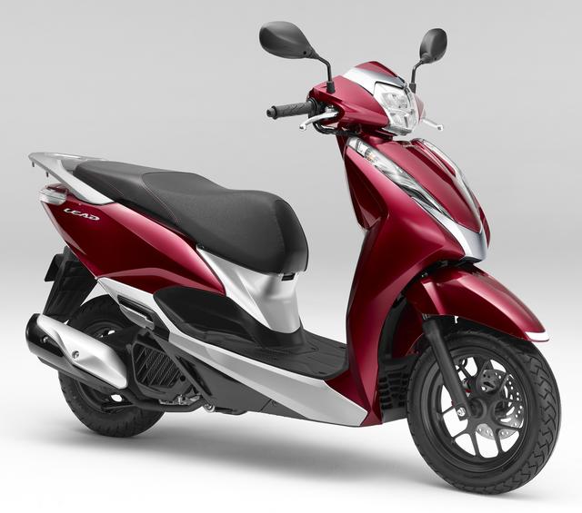 画像: HONDA リード125(キャンディラスターレッド/ツートーン) ■税込価格:31万3200円