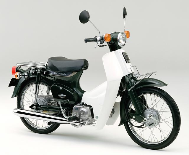 画像: ●空冷4ストOHC2バルブ単気筒●49cc●4.5PS/7000rpm●0.52kg-m/4500rpm●79kg●2.25-17・2.50-17●15万8000円