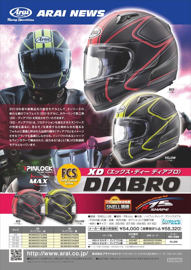 画像: カラーバリエーションはREDとYELLOWの2色で、税込価格は5万8320円