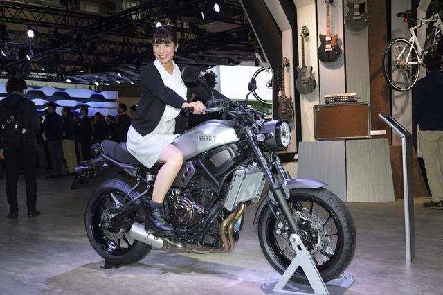 画像: 東京モーターショーでは、まさかのスカートでまたがってしまうほど気になったXSR700。