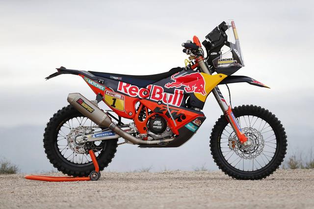 画像: 最強マシン、KTM450Rally ゼッケン1は、前年度ウィナー、サンダーランド車なんですが…