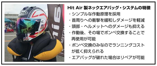 画像2: Hit Air製ネックエアバッグ・システムを標準装備した既製サイズのレーシングスーツ