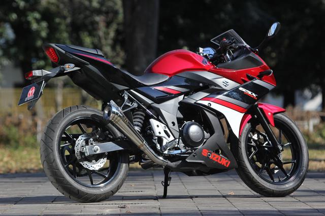 画像4: POWERBOXシリーズにGSX250R用メガホンタイプ登場
