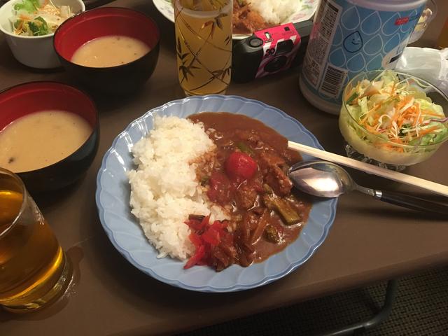 画像: ばいくっく名物【山中湖カレー】も美味しくいただきました!
