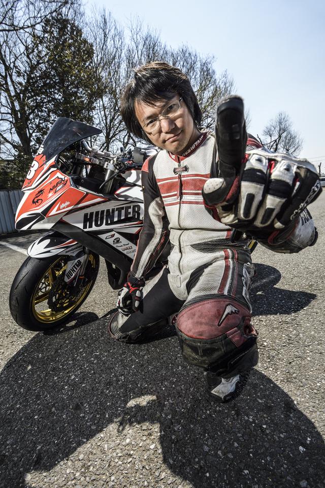 画像1: 「盛り上がってて楽しみ! で、勝つのはオレね」 スーパーバイクで全開アタック【小崎弘敬】