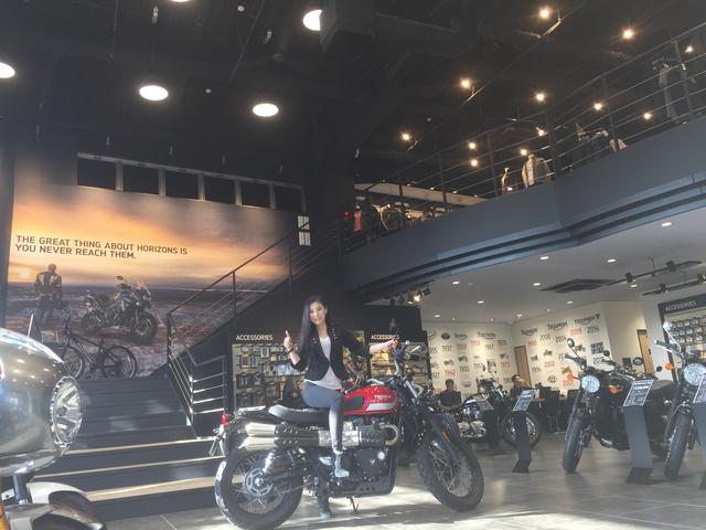 画像1: TRIUMPH STREET SCRAMBLER納車しました。(福山理子)