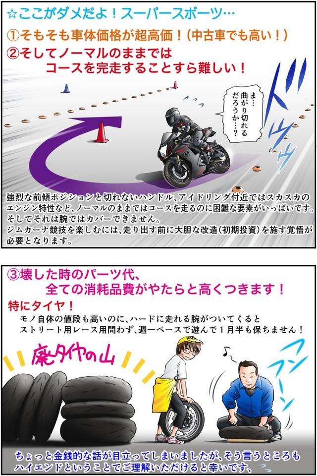 画像3: Motoジム! おまけのコーナー
(ジムカーナマシンとしてのスーパースポーツのあれこれ!)
作・ばどみゅーみん