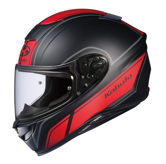 画像: Kabuto AEROBLADE-5 SMART(フラットブラックレッド)