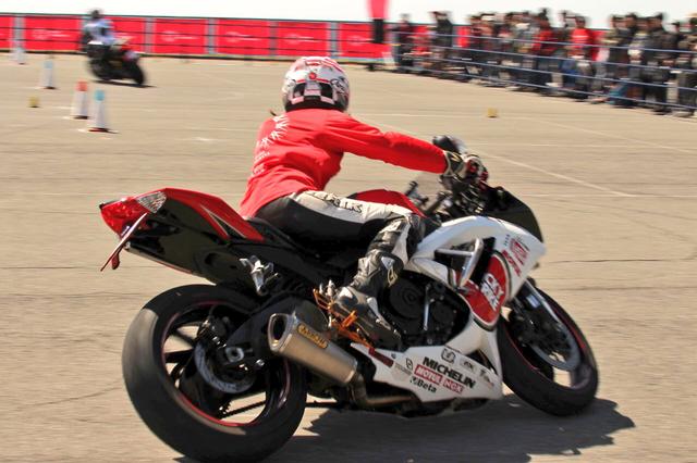 画像3: GSX-R750で「MOTO GYMKHANA」に参加してきました!(モリメグ)