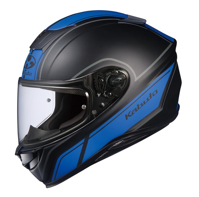 画像: Kabuto AEROBLADE-5 SMART(フラットブラックブルー)