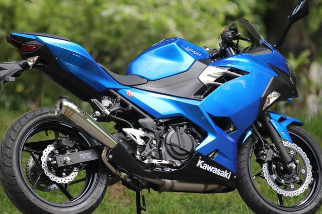 画像3: 2018型Ninja250用 POWER BOX MEGAPHONEマフラー